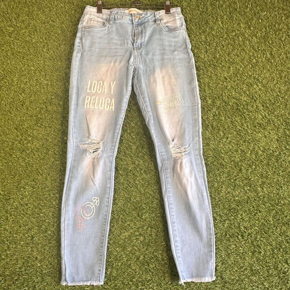 Most Wanted Women’s Blue Jeans Size 7 Denim Mid Rise Casual‎ Pants SKU 0-24